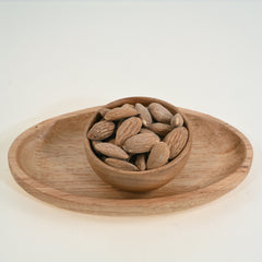 Salted Almonds they are high in protein, dietary fiber, and essential minerals such as calcium and magnesium.