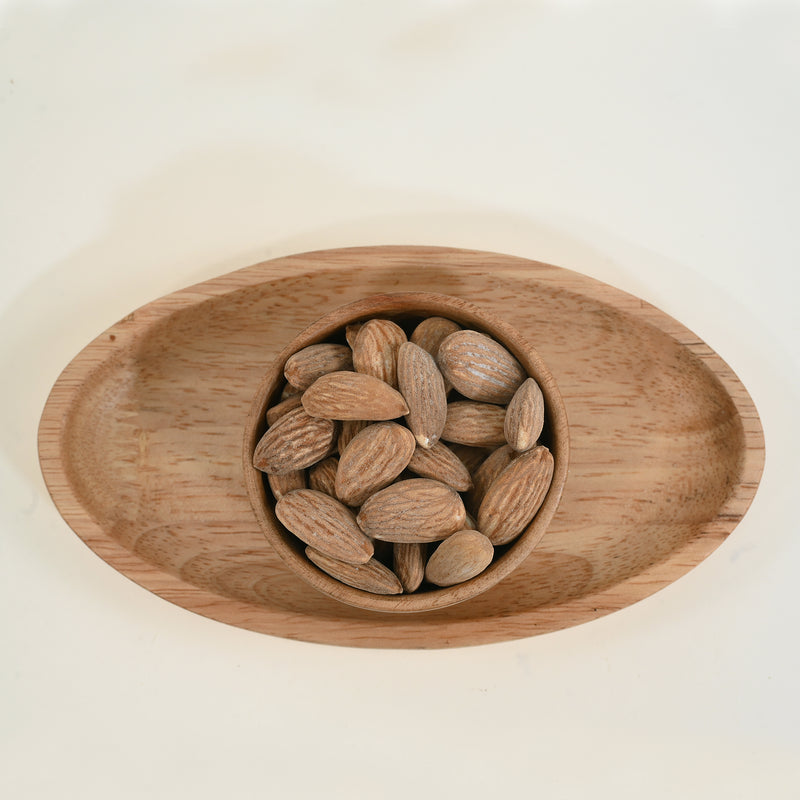 Salted Almonds roasted to perfection and seasoned with sea salt, these savory treats are perfect for snacking on any time of the day. 