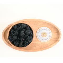 Rasda's Blackberries Dried  in Sun are naturally grown and chemical-free, offering a sweet, tangy flavor with a chewy texture.