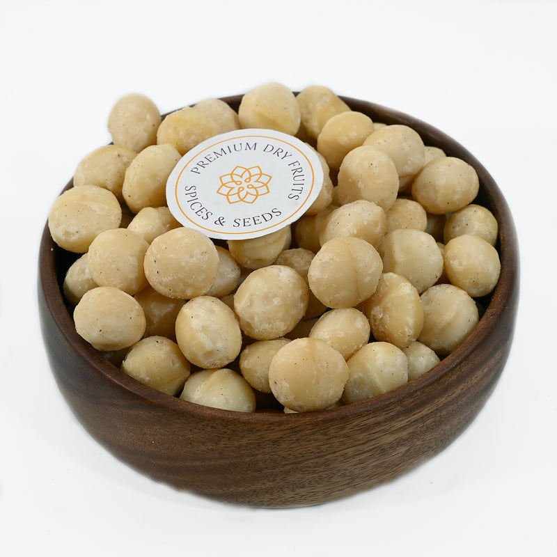 Premium quality macadamia nuts carefully sourced to perfection for a rich, buttery flavor