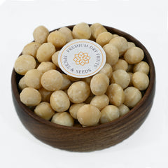 The House of Rasda offers a premium selection of jumbo macadamia nuts, known for their rich flavor and superior quality.