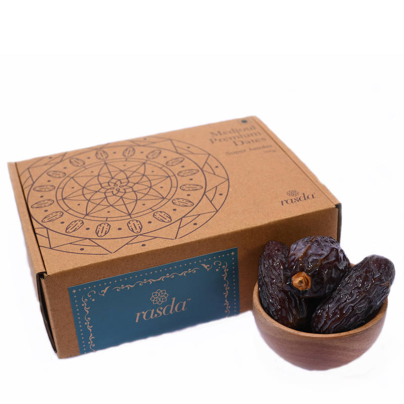 Medjoul dates are king’s favorites. They are larger in size and with a very small seed.