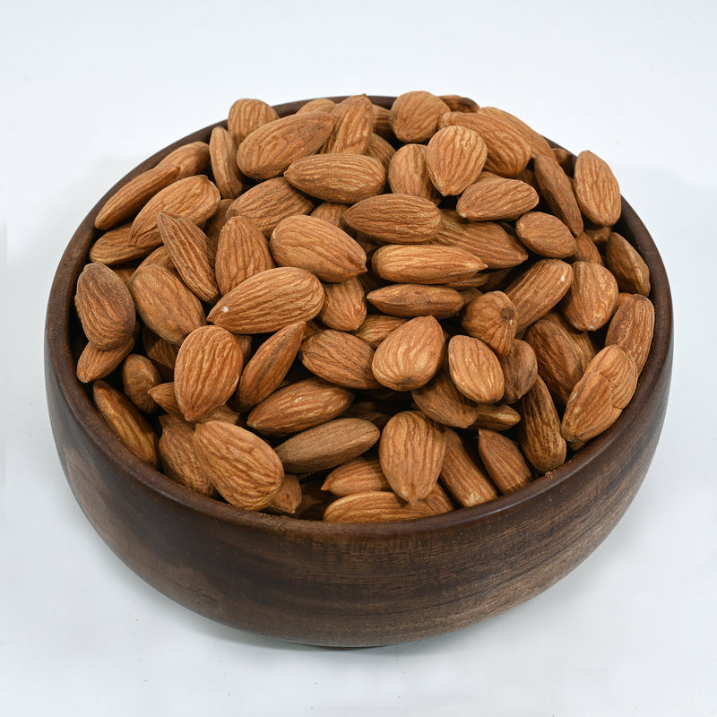 American Almonds badam Jumbo size ... Almonds are low in carbs but high in healthy fats, proteins and fiber. 