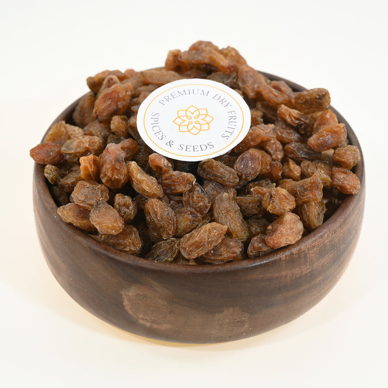 Munakka Raisins are larger brown form of raisins, which are also obtained through drying processes of grapes. Munakka raisins are famous for its ayurvedic properties worldwide.