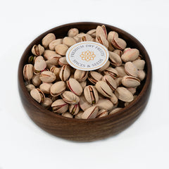 Salted Pistachios are great for snacking on, as a salad garnish, an interesting pizza topping, or even in baking.