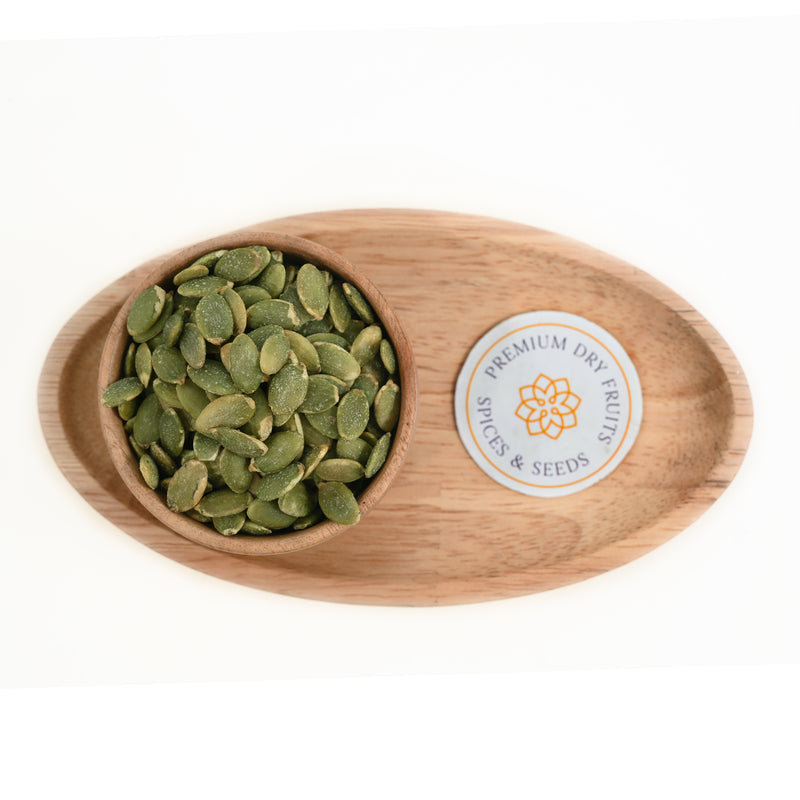 Experience the delicious and nutritious taste of our Roasted Pumpkin Seeds Salted Without Shell at Rasda