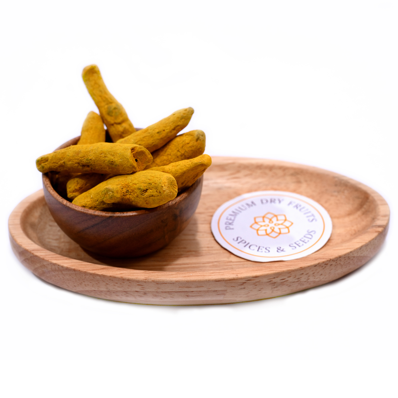 Haldi Gatiya or Turmeric Sticks can be blended in to Powder and used various dishes